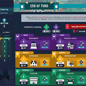 King of the Castle - Subasta de Edificios