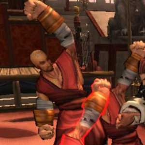Ataque de Kung Fu La subida del guerrero Nivel Maestro enemigos monjes