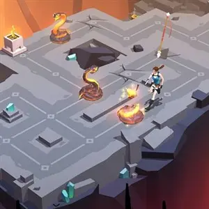 Lara Croft GO - La Cueva de Fuego