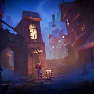 Lost in Random Two-Town