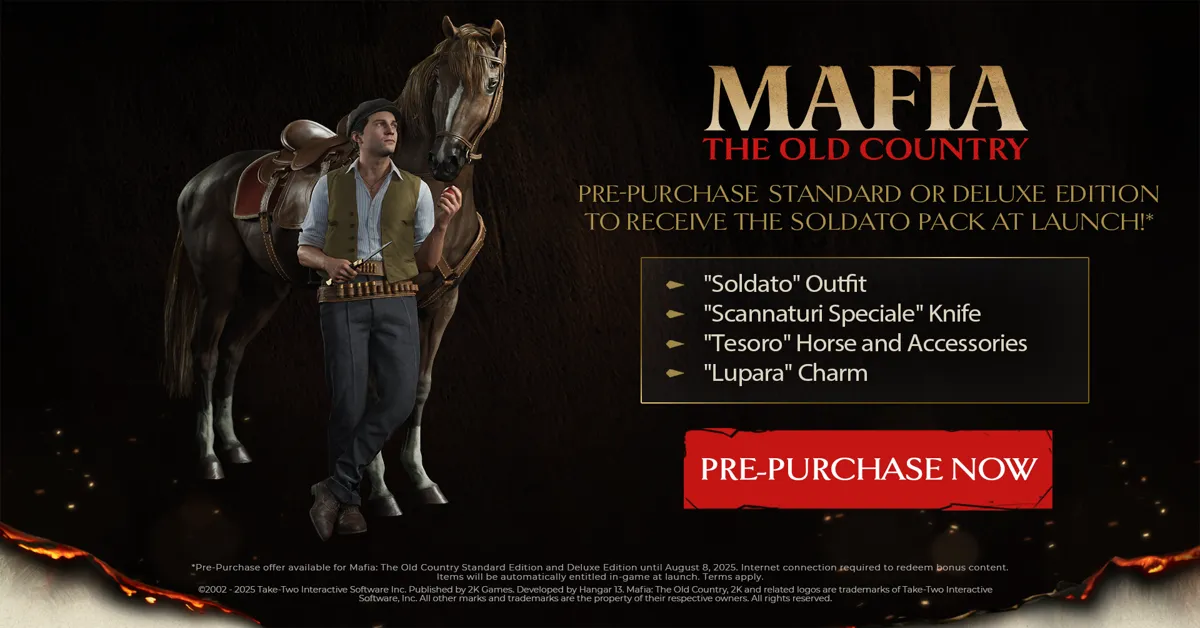 mafia the old country preorder bonus