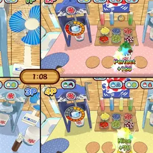 Make it! Shaved Ice - Modo de pantalla dividida