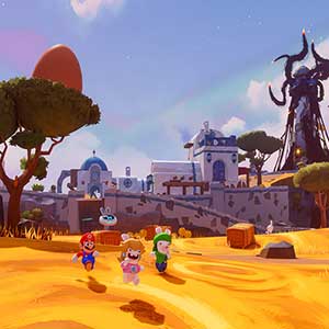 Mario Plus Rabbids Sparks of Hope Corrupción De Cursa
