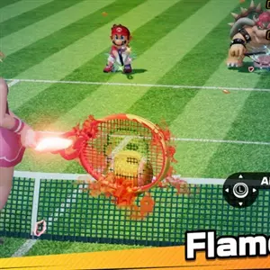 Mario Tennis Fever - Golpe de fuego
