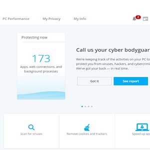 Mcafee Antivirus Plus Ventana Principal