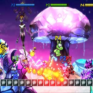 rocía fuego a un rango limitado