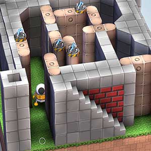 tropieza con el nivel