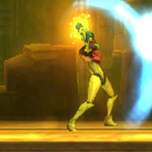 Metroid Samus escudo de rayos