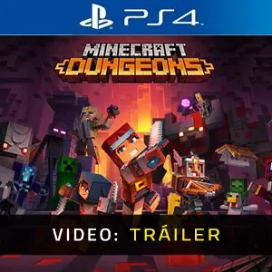 Minecraft Dungeons PS4 - Tráiler del vídeo