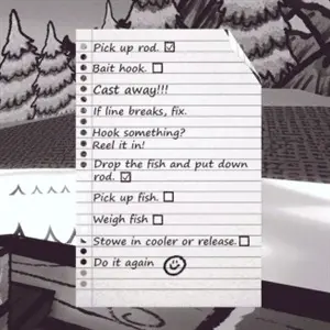 Missing The Point - Lista de pesca