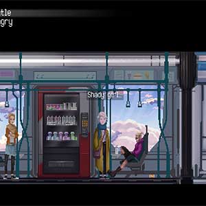 Monorail Stories - Silvie interactuando con un extraño