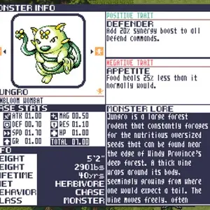 Monster Crown Sin Eater - Información de Monstruos