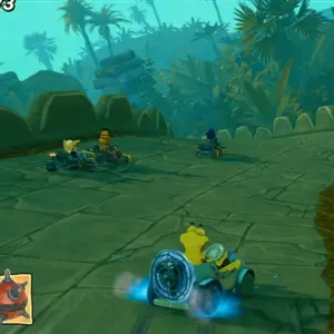 Moorhuhn Kart 4 - Pista de piedra