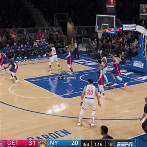 NBA LIVE 19 - Detroit Pistons Contra New York Knicks