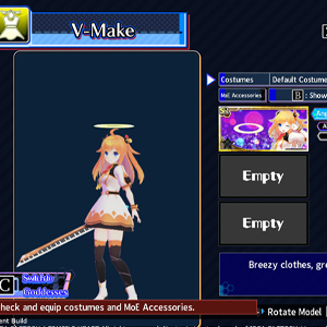 Neptunia Virtual Stars trajes