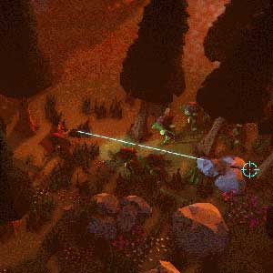 Alguien mirando en la oscuridad