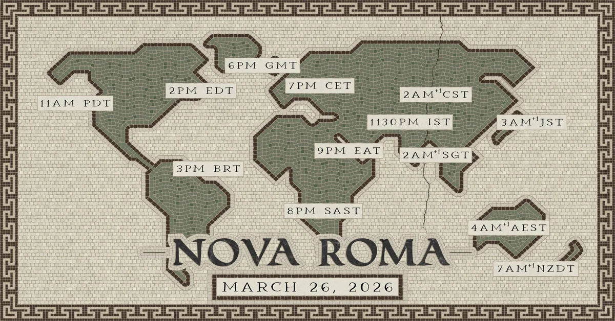 Nova Roma Launches Times