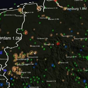 Nuclear War Simulator Interfaz