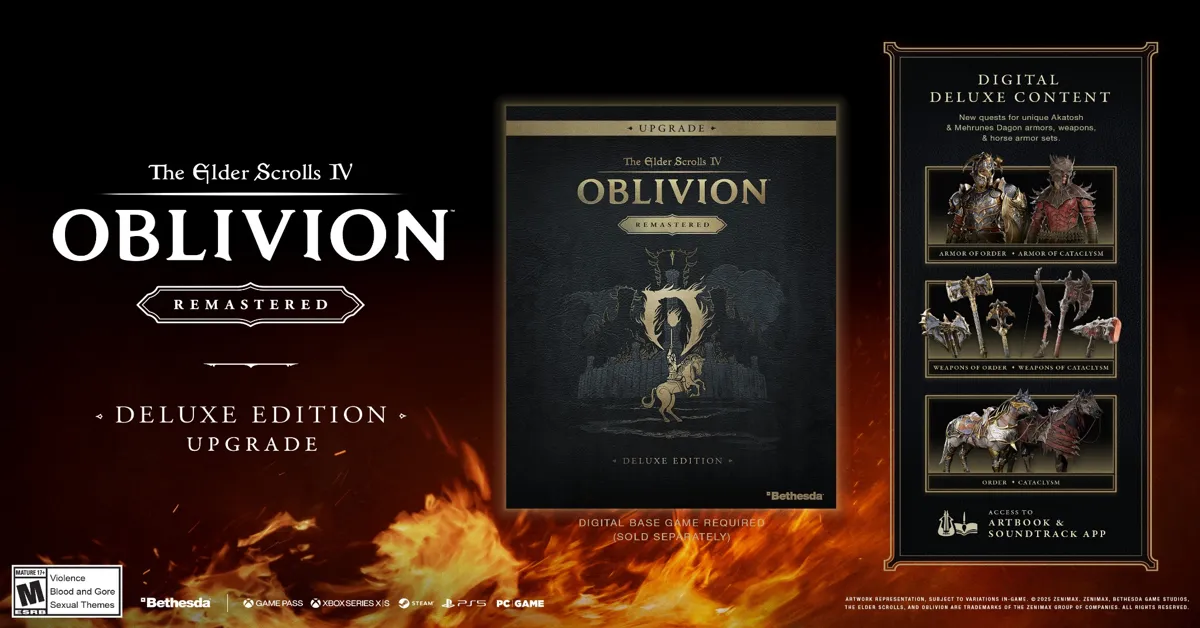Oblivion Remastered Game Pass Upgrade