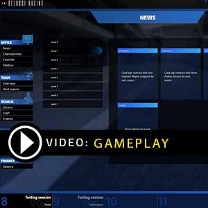 Open Wheel Manager Gameplay Video