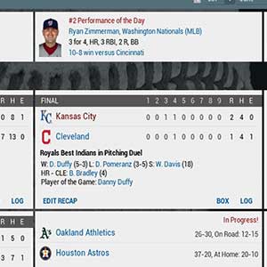 Fuera del parque MLB Partituras