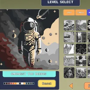 Paint by Pixel 3 - Selección de Nivel