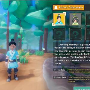 Pathless Woods - Seleccionar Personaje