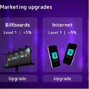 PC Tycoon 2 - Mejoras de Marketing