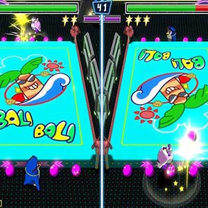 opposite sides of a square table