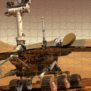 Pixel Puzzles SPACE Jigsaws - Rover de exploración