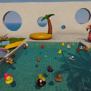 Placid Plastic Duck Simulator Ducks Galore - Piscina