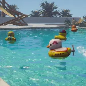 Placid Plastic Duck Simulator Ducks Galore - Pato Con Hélice