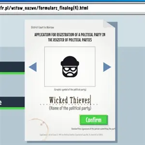 Politics The Game - Crear Partido Político
