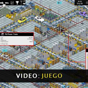 Production Line Car Factory Simulation - Video de Jugabilidad