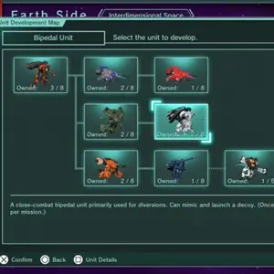 R-Type Tactics 1 & 2 Cosmos - Mapa de Desarrollo de Unidades