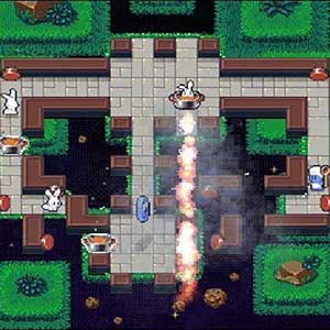 conejos locos en cacerolas