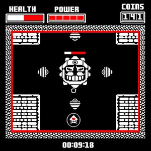 Hermosos gráficos de arte de píxeles monocromáticos