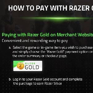 Razer Gold Gift Card - Forma de pago