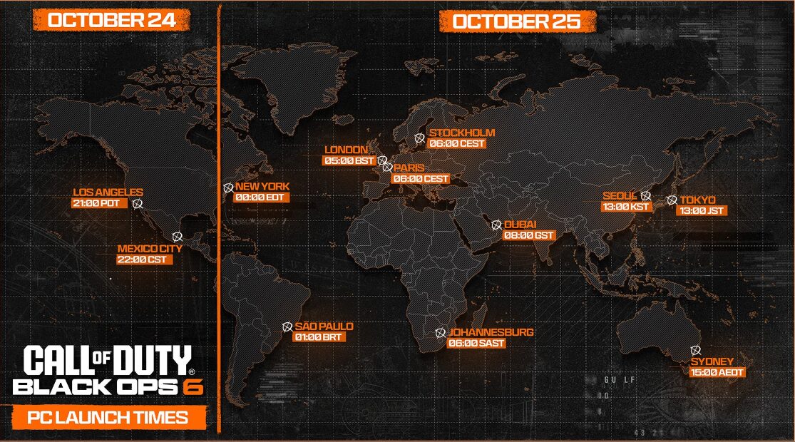 Call of Duty: Black Ops 6 Fecha de publicación