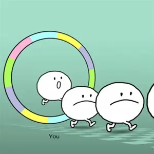 Rhythm Heaven Groove - Rodando aros