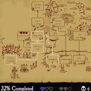 Riddlewood Manor - Mapa de la Casa