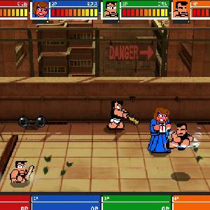 River City Melee Mach - Patada Voladora