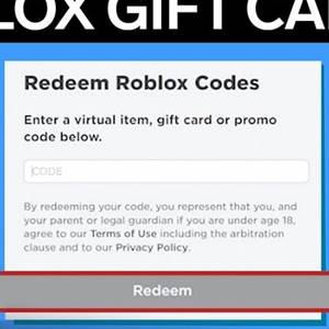 Roblox Gift Card - Canjear