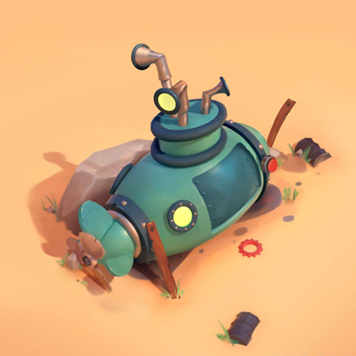 Robo Revenge Squad - Robot Submarino