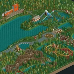 RollerCoaster Tycoon 2: Triple Thrill Pack - Vista Aérea