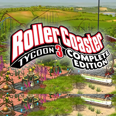 PC, 2003 Sellado Nuevo RollerCoaster Tycoon: Chiflados paisajes Disco Solamente. A4 