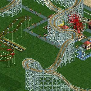 Rollercoaster Tycoon Deluxe Theme park