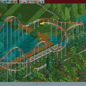 Rollercoaster Tycoon Deluxe Gameplay Image