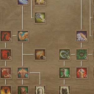 Life Stone Árbol de habilidades