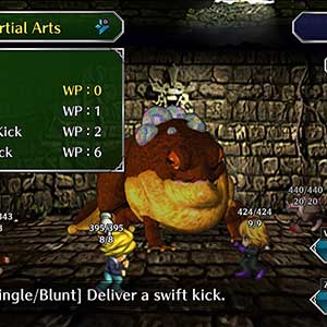 SaGa Frontier Remastered Interfaz